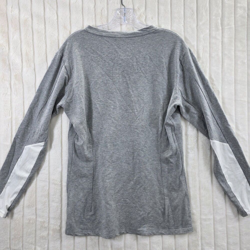 State & Liberty Pullover Men's Gray and White Sweater Performance Size M *flaws* - Picture 11 of 12
